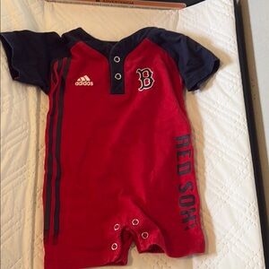 Adidas Red Sox Baby Romper